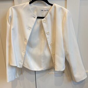 Zara Women's Cream Blazer